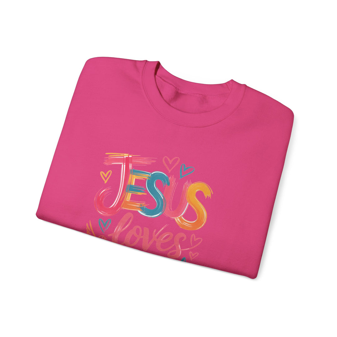 Jesus Loves You Crewneck Sweatshirt - Cozy Unisex Gift, Christian Apparel, Faith-Based Fashion, Inspirational Layering Piece, Ideal [...]