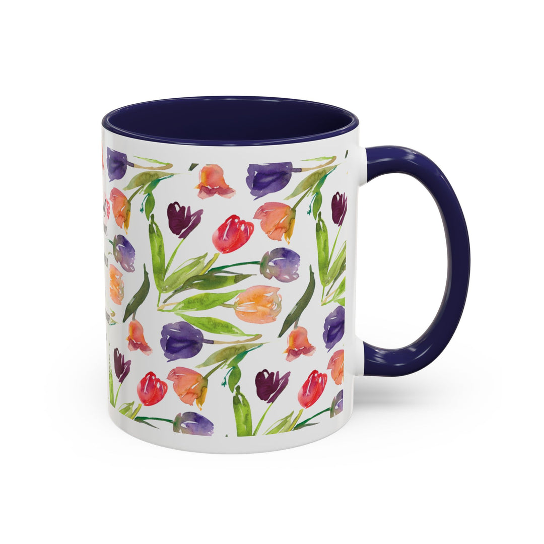 Be Joyful Always – Watercolor Tulip Scripture Mug