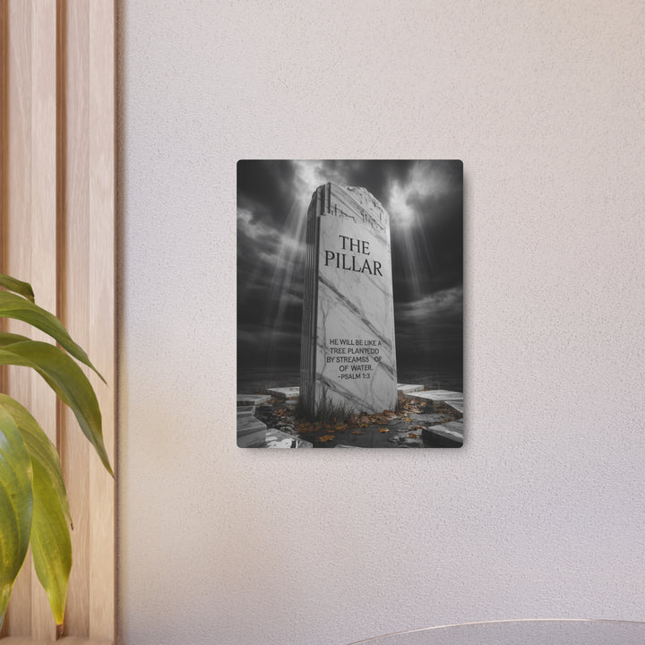"The Pillar" - Spiritual Fatherhood Psalm 1:3 Metal Wall Art