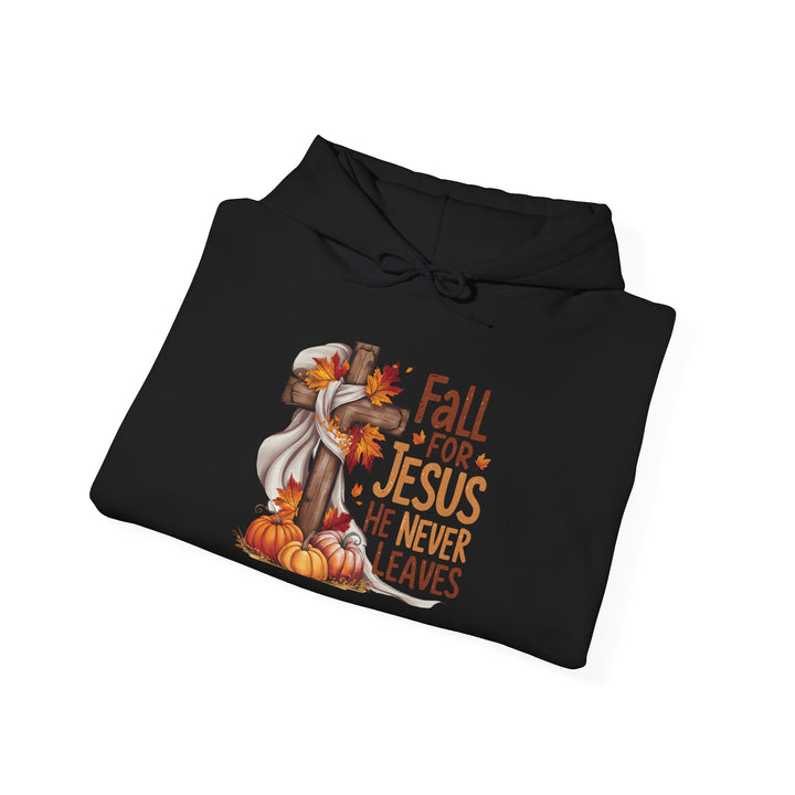 Christian Hoodie - Fall for Jesus Inspirational Unisex Sweatshirt