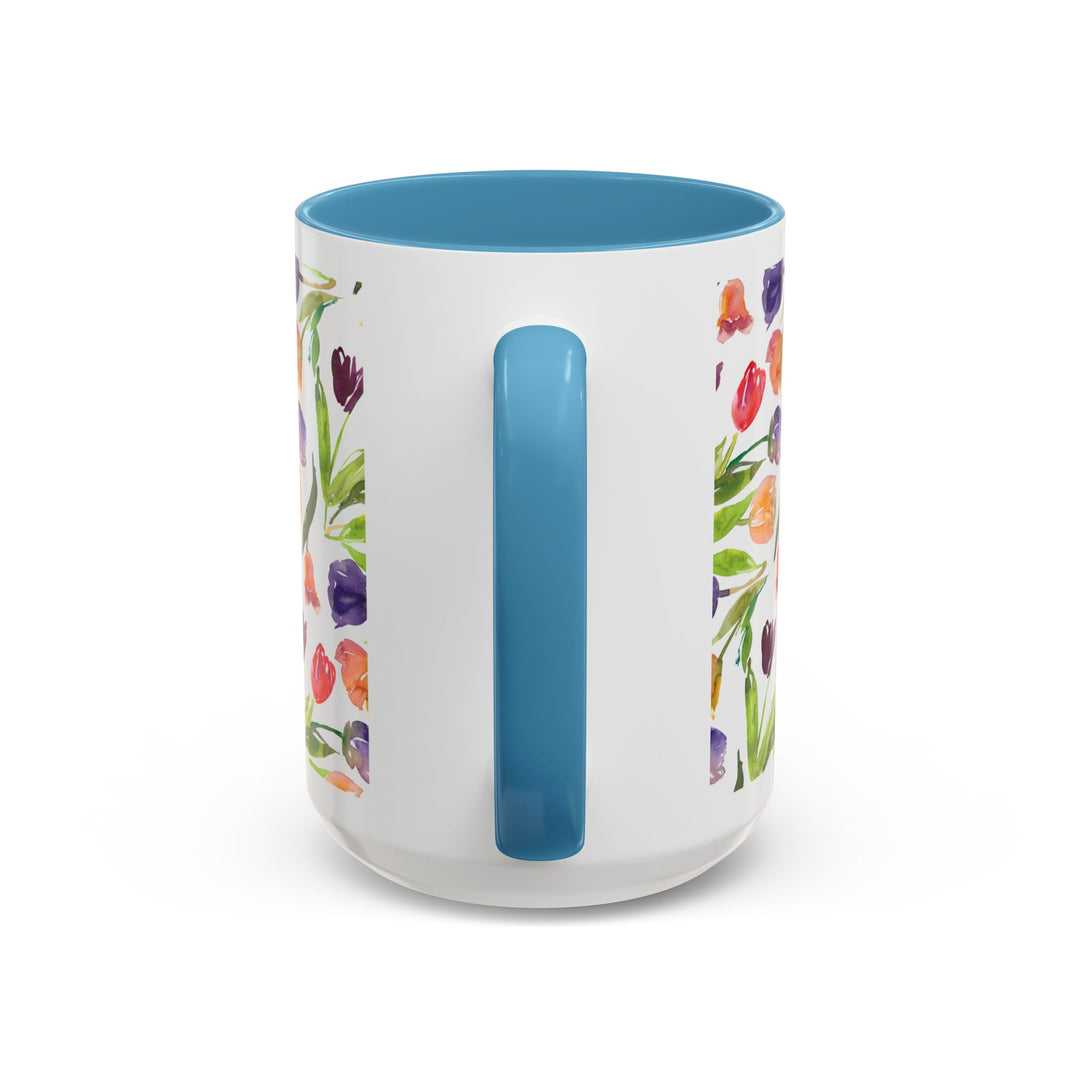 Be Joyful Always – Watercolor Tulip Scripture Mug