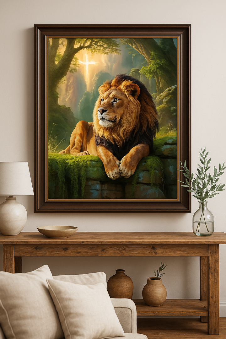 Do Not Fear – Digital Christian Lion Print | Cool Dads Club Father's Day Art
