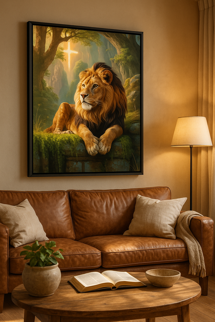 Do Not Fear – Digital Christian Lion Print | Cool Dads Club Father's Day Art