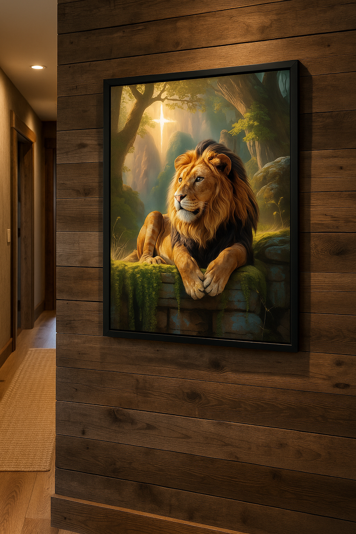 Do Not Fear – Digital Christian Lion Print | Cool Dads Club Father's Day Art