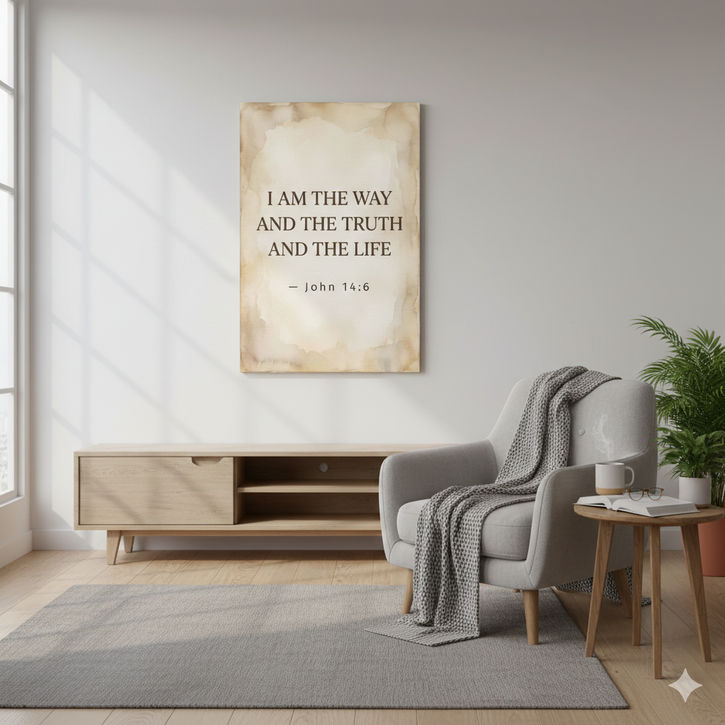 John 14:6 — Foundation Anchor | Sacred Home Scripture Collection