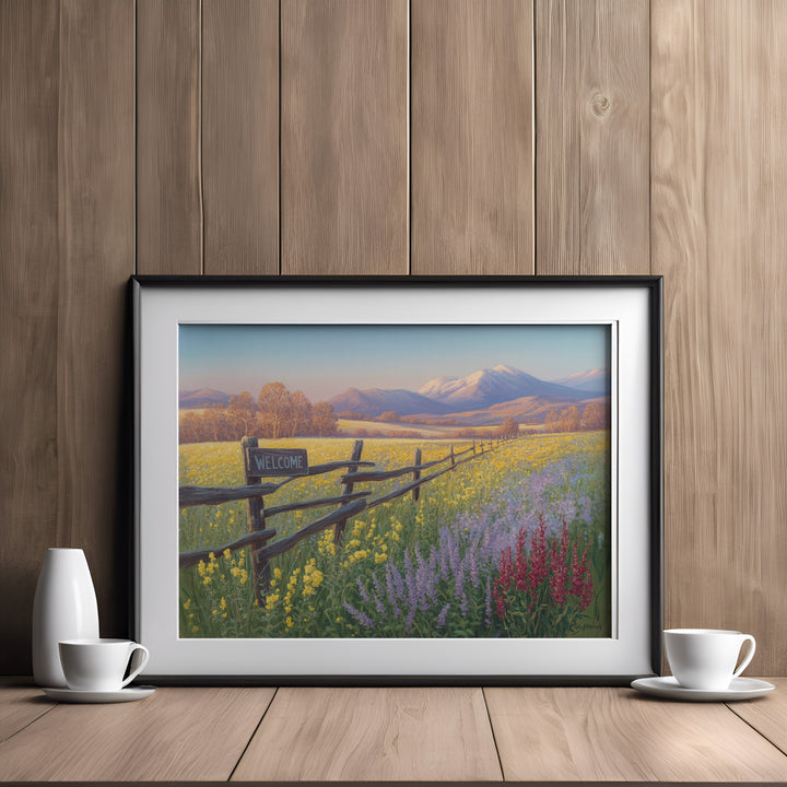 Spring Awakens: Vintage Landscape Series