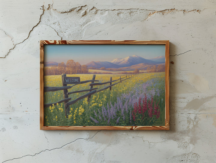 Morning Light Over Fields