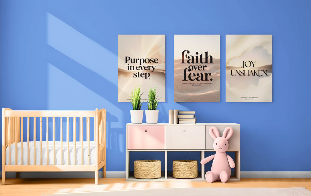 Faith Declarations Complete Collection – Printable Christian Devotional Bundle (Wall Art, Prayer Cards & 5-Day Journal)