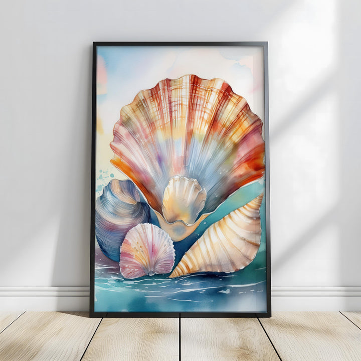Coastal Calm 7 Print Bundle – Watercolor Ocean-Inspired Art Prints