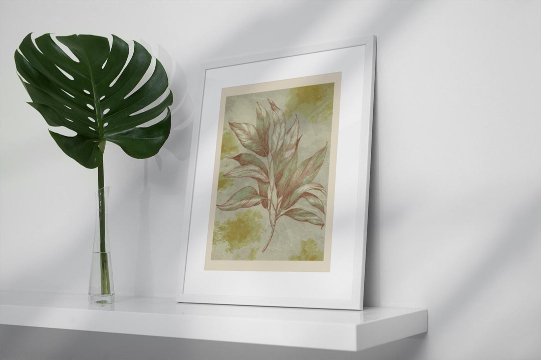 Serene Eucalyptus Leaf Print: Minimalist Botanical Wall Art Download for Nature Lovers