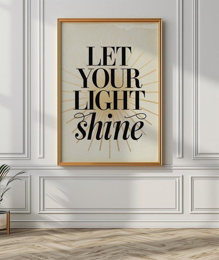 Matthew 5:16 Bible Verse Print – Let Your Light Shine – Christian Digital Wall Art for Faith & Inspiration