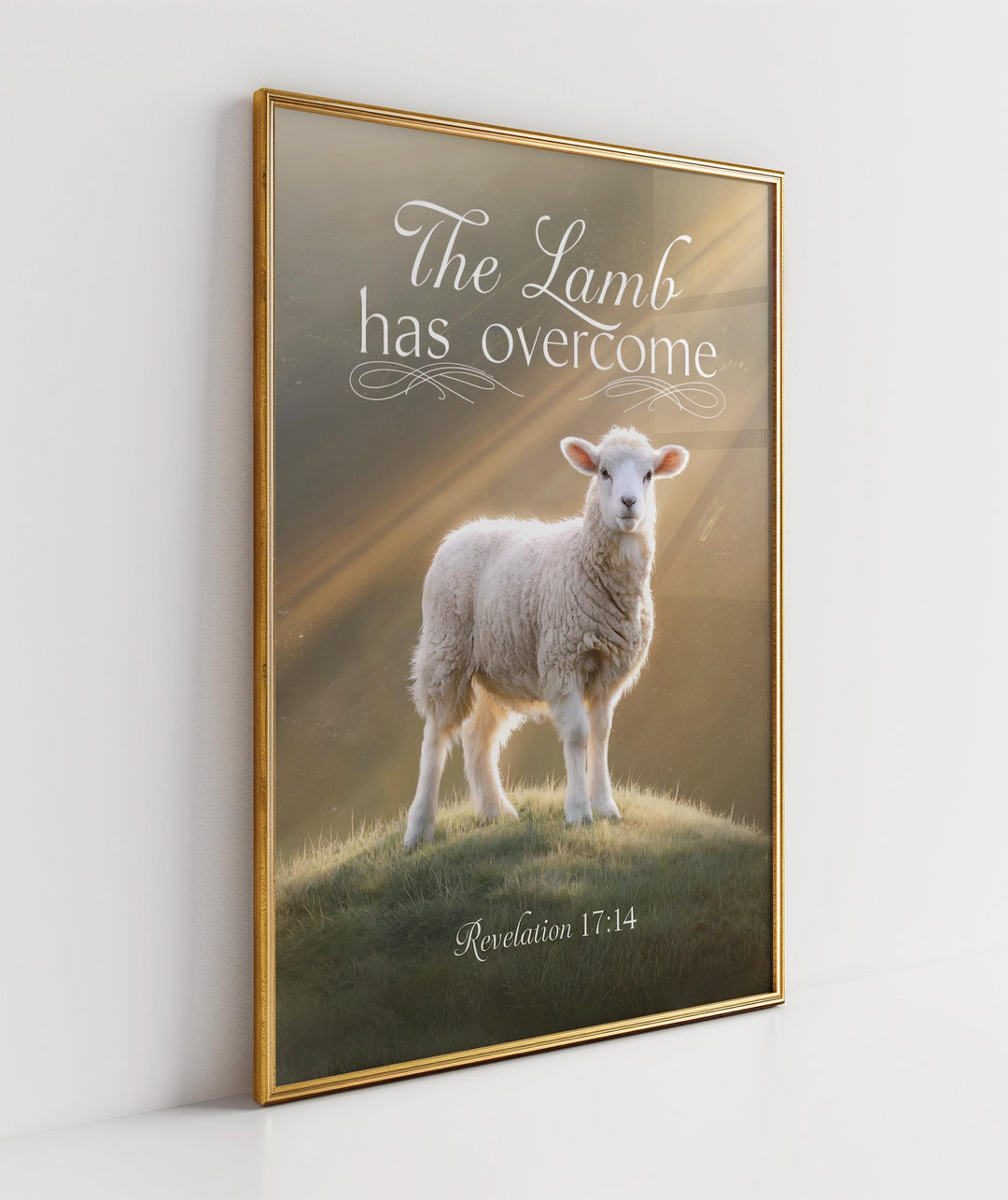 Revelation 17:14 Easter Print – He Is Lord of Lords | Christian Digital Scripture Wall Art