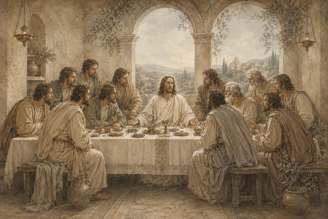 Neutral Vintage Last Supper digital artwork included in the bundle