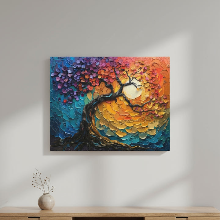 Vibrant Tree Art Canvas